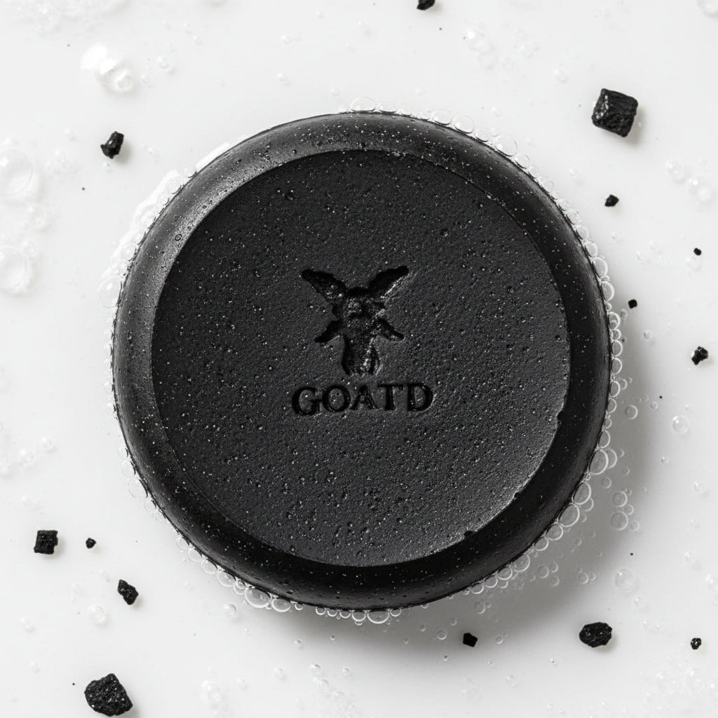 Charcoal and Oud Goat Milk Soap